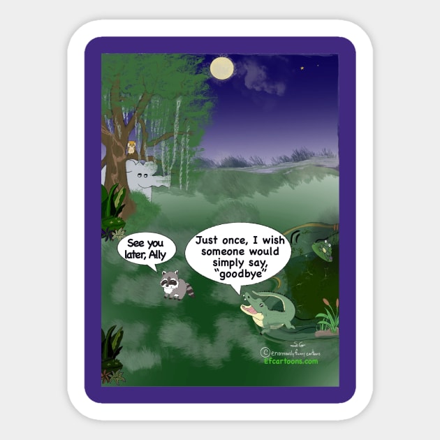 Enormously Funny Cartoons See Ya Later Sticker by Enormously Funny Cartoons